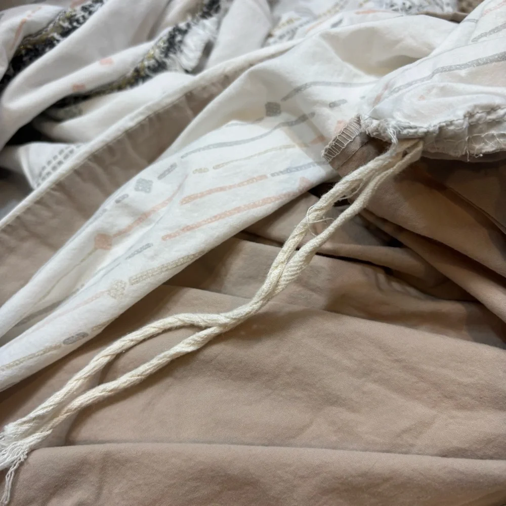 Ink & Ivy‎ Nea Boho Stripe Cotton Duvet Cover Twin Size